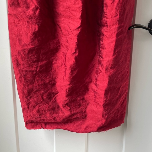 Brock Collection Palmira Ruched Crinkle-satin Midi Dress Size 10 - Picture 5 of 13